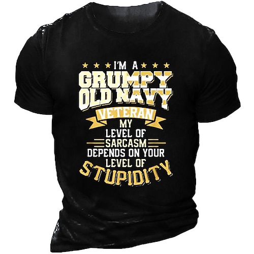 

Men's Unisex T shirt 3D Print Graphic Prints Letter Crew Neck Street Daily Print Short Sleeve Tops Casual Designer Big and Tall Sports Black Army Green Navy Blue