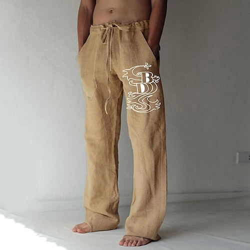 

Tokyo Revengers Ballibaro Pantalones de lino Pantalón recto Pantalones anchos Anime Diseño de cordón elástico Bolsillo delantero Pantalones Para Hombre Adulto Estampado en caliente Mezcla de Algodón