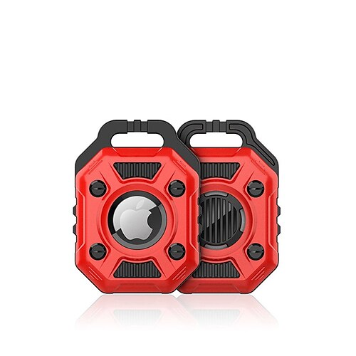

Phone Case For Apple AirTag AirTag Case AirTag With Keychain Anti-lost Locator Tracker Solid Colored TPU