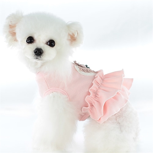 

Dogs Dresses Daisy Eelgant Princess Doggie Dress for Small Dogs with Flowers Decor Spring Summer