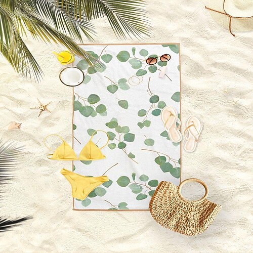 

Beach Towel Beach Summer Outdoor Products Water-absorbing Quick-drying Eucalyptus Nordic