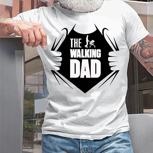 

Men's T shirt Hot Stamping Graphic Letter Crew Neck Casual Daily Print Short Sleeve Tops Fashion Vintage Designer Big and Tall White Black