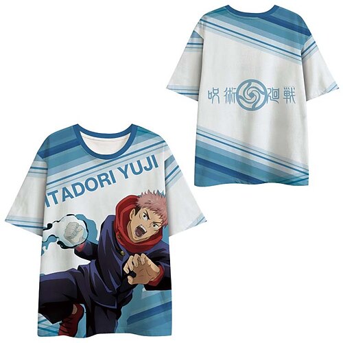 

Inspired by Jujutsu Kaisen Gojo Satoru T-shirt Anime 100% Polyester Anime Harajuku Graphic Kawaii T-shirt For Men's / Women's / Couple's