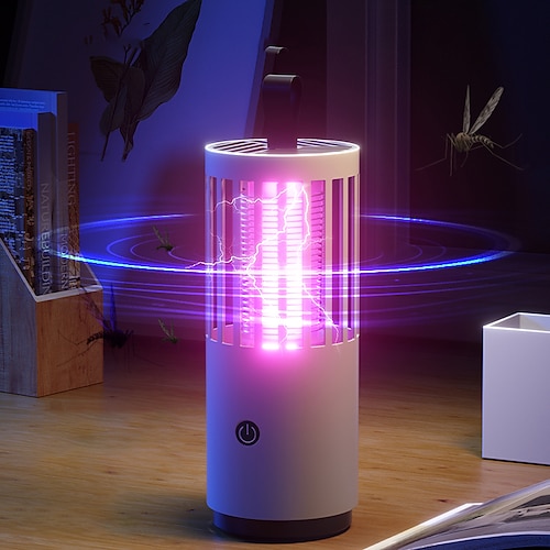 

Bug Zapper Mosquito Flying Insect Trap Electric Mosquito Killer Lamp Portable USB Rechargeable New UV