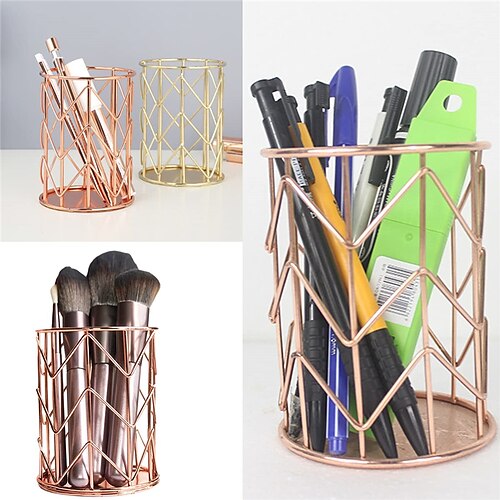 

PenPencilHolderCup Big Capacity Metal for Office Business Student