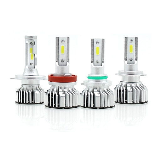 

OTOLAMPARA 2 Pack H7 H11 H1 H11 H4 9005 9006 DOB Car LED Headlight Bulbs H4 High Low Beam 120W 10000LM 6000K Auto Headlamp LED Car Light 12V DC