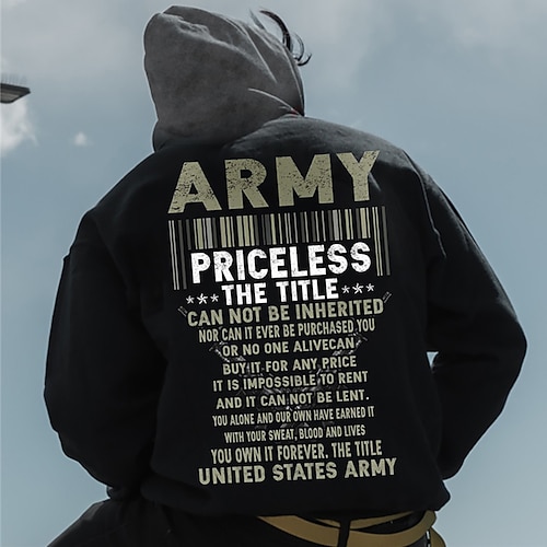 

Men's Unisex Pullover Hoodie Sweatshirt Graphic Prints Letter Print Daily Sports 3D Print Casual Designer Hoodies Sweatshirts Black