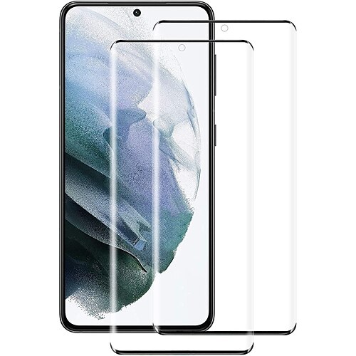 

Galaxy S21 Screen Protector HD Clear Tempered Glass Ultrasonic Fingerprint Support 3D Curved Scratch Resistant Bubble-Free for Galaxy S21 5G Glass Screen Protector 2pcs