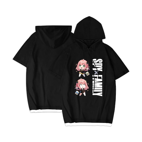 

Inspired by SPY×FAMILY Loid Forger Yor Forger Anya Forger Hoodie Cartoon Poly / Cotton Anime Harajuku Graphic Kawaii Hoodie For Men's / Women's / Couple's