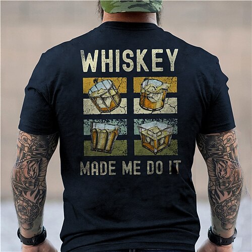 

Men's Unisex T shirt Tee 3D Print Graphic Prints Beer Letter Crew Neck Street Daily Print Short Sleeve Tops Casual Designer Big and Tall Sports Black Army Green Khaki