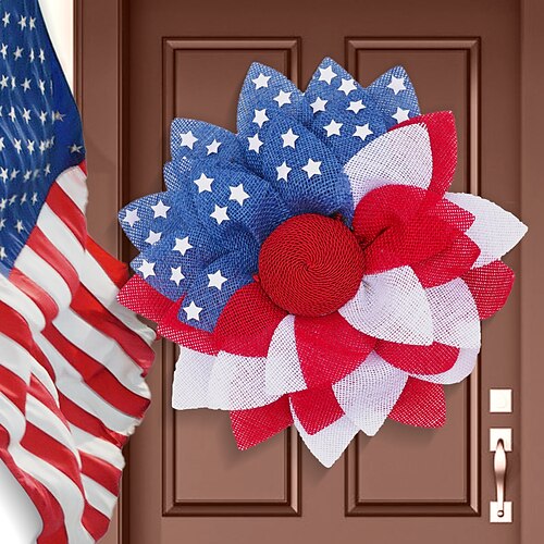 

American Independence Day Wreath Decoration Window Door Hanging Decoration