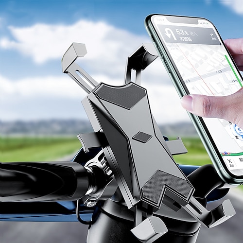 

Bicycle Phone Holder Automatic Lock Motorcycle Handlebar Stand Bike Cell Phone Support Mount Cycling Bracket for GPS iphone 11