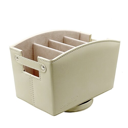 

PenPencilHolderCup Multifunction Big Capacity PU Leather for Office Men Home
