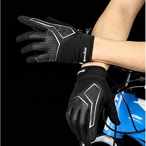 

Winter Gloves Bike Gloves Cycling Gloves Biking Gloves Full Finger Gloves Windproof Warm Motor Bike Sports Gloves Mountain Bike MTB Cycling / Bike Motorcycle Black for Adults