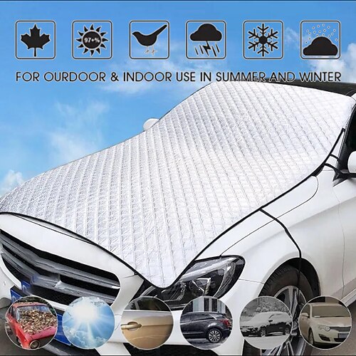 

StarFire Car clothing car cover sunscreen summer sunshade heat insulation shading sunshade windshield cover sunscreen dustproof car cloth