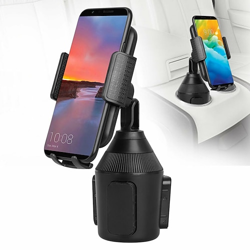 

360 Adjustable Car Cup Holder Universal Car Cell Phones Mount GPS Bracket Interior Accessories Drink Holder For Iphone Android