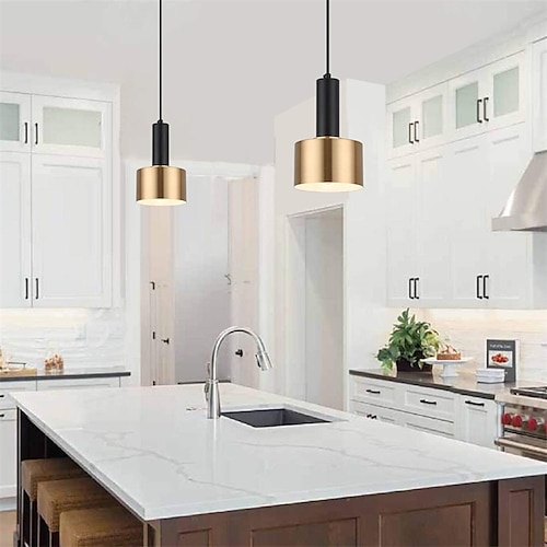 

12 cm Nordic Style Pendant Light LED Island Light Metal Modern Style Stylish Gold Artistic Modern 220-240V