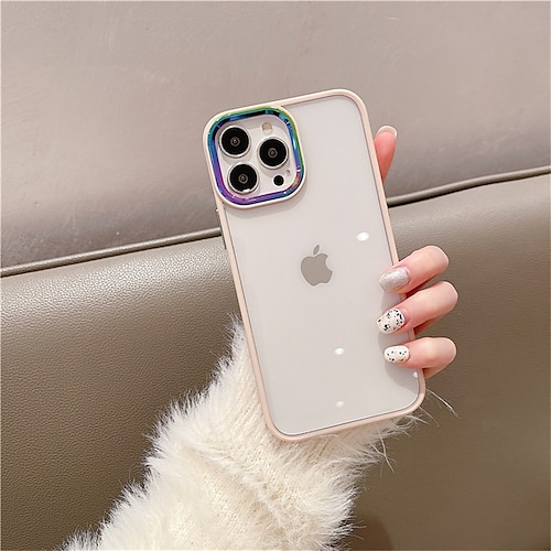 

Phone Case For Apple Classic Series iPhone 13 iPhone 13 Pro iPhone 13 Pro Max iPhone 12 iPhone 12 Pro Max iPhone 12 Pro Bumper Frame Dustproof Non-Yellowing Solid Colored TPU