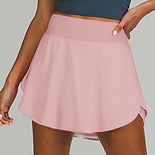 

Women's Tennis Skirts Golf Skirts Golf Skorts With Pockets Quick Dry Moisture Wicking Skirt Regular Fit With Inner Shorts Solid Color Summer Gym Workout Tennis Golf / Micro-elastic / Lightweight