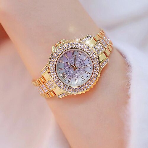 

Quartz Watch for Women Analog Quartz Stylish Glitter Luxury Fashion Creative Stainless Steel Stainless Steel Creative / One Year