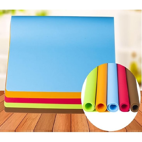 

Thickened 4060cm Large Solid Color Silicone Placemat For Children's Teaching Silicone Environmental Protection Table Mat Non-slip Durable