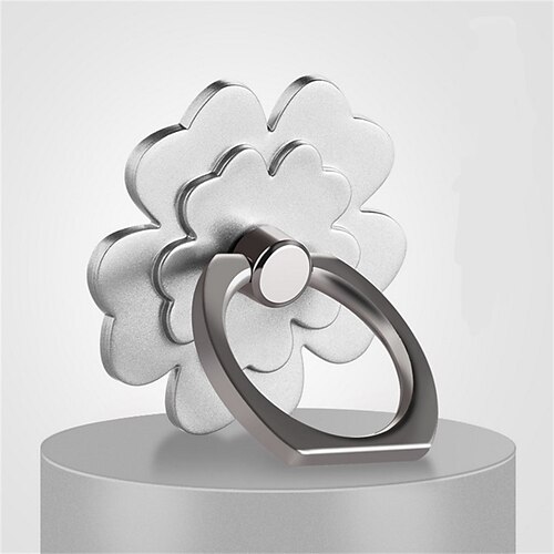 

New Design Top Quality Universal Metal Finger Phone Ring Mobile Phone Holder Ring Stand Elegant Flowers Pattern Smartphone Ring