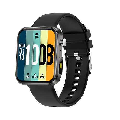 

iPS N98 Smart Watch 1.69 inch Smartwatch Fitness Running Watch Bluetooth Temperature Monitoring Pedometer Call Reminder Compatible with Android iOS Women Men Waterproof Long Standby Hands-Free Calls