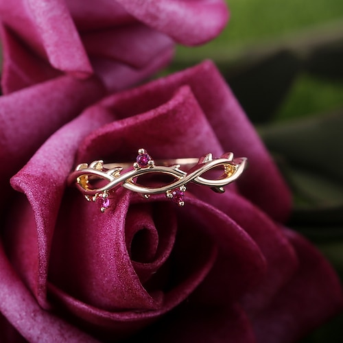

Ring Party Classic Gold Copper Simple Elegant 1pc / Women's / Wedding / Gift