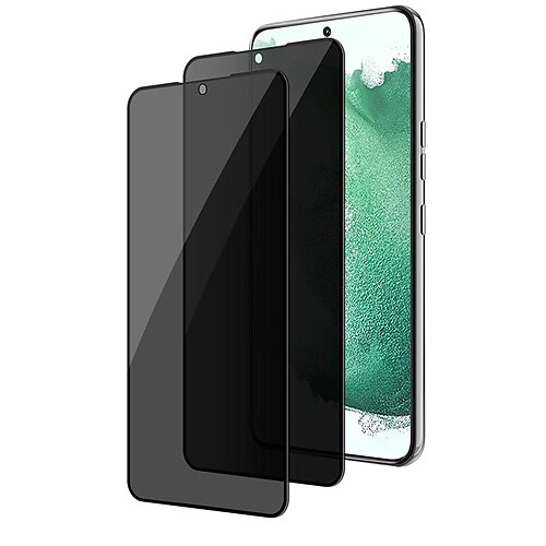 

Lokyoo 2 Pack Privacy Screen Protector for Samsung Galaxy S22 Plus/ S22 Anti-Spy Tempered Glass Ultra HD Anti-Scratch Bubble-Free Easy Install 9H Protective Glass Black (Not for S21/S22 Ultra)