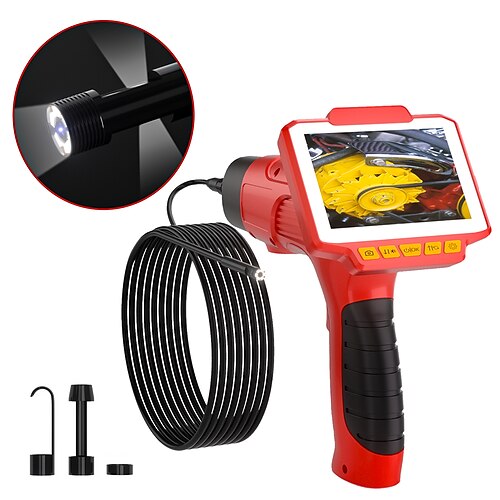 

Industrial Endoscope Camera Digital Borescope with 2MP 4.3 inch Inspection Camera 10.0m(30Ft) 5.0m(16Ft) 2.0m(6.5Ft) 2 mp Waterproof Portable LED Light Handheld Semi-Rigid Cable Pipeline Car Repair