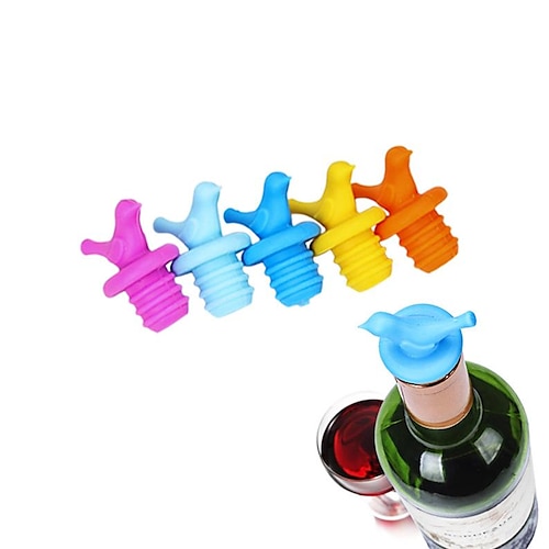 

Bird Silicone Fresh-keeping Bottle Caps Wine Corks Red Wine Corks Beer Seasoning Corks