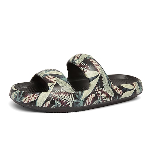 

Men's Sandals Loafers Slip-Ons Slippers Flip-Flops Casual Classic Daily Outdoor Rubber Green Black Spring Summer