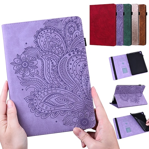 

Tablet Case Cover For Samsung Galaxy Tab S8 S7 A8 A7 Lite S6 Lite A 8.0"" Card Holder with Stand Flip Flower TPU PU Leather