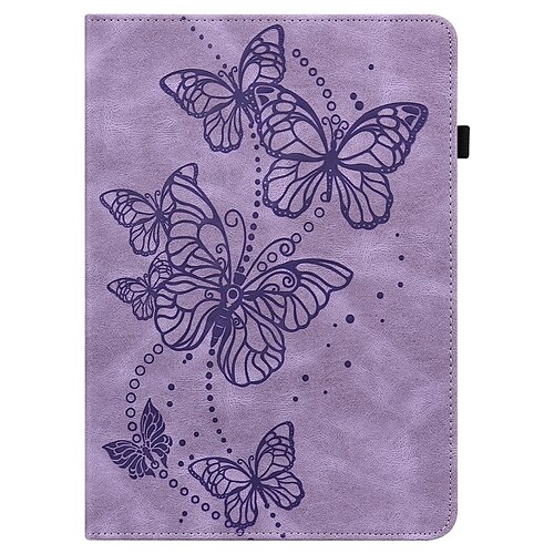 

Tablet Case Cover For Samsung Galaxy Tab A 8.0 2022 2021 2020 S6 Lite 10.4 2019 Card Holder Handle with Stand Butterfly TPU PU Leather