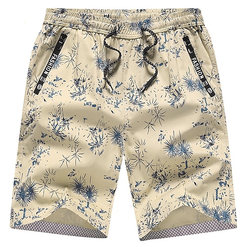 

Men's Casual Sports Shorts Beach Shorts Multiple Pockets Knee Length Pants Inelastic Solid Color Tree Lightweight Sports Mid Waist Blue Khaki Royal Blue Yellow L XL XXL 3XL 4XL