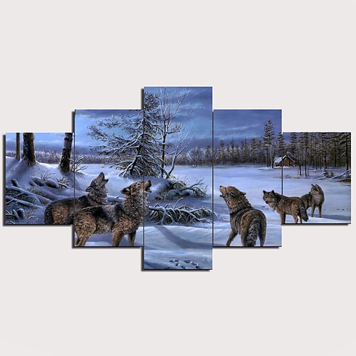 

Print Rolled Canvas Prints - Landscape Animals Modern Traditional Art Prints