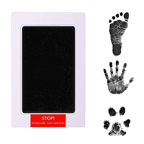 

Pearhead Newborn Baby Handprint or Footprint ""Clean-Touch"" Ink Pad , Black (at least 2PCS)