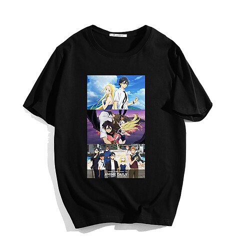 

Inspired by Summer Time Rendering Cosplay Costume T-shirt 100% Polyester Pattern Harajuku Graphic Kawaii T-shirt For Men's / Women's / Couple's