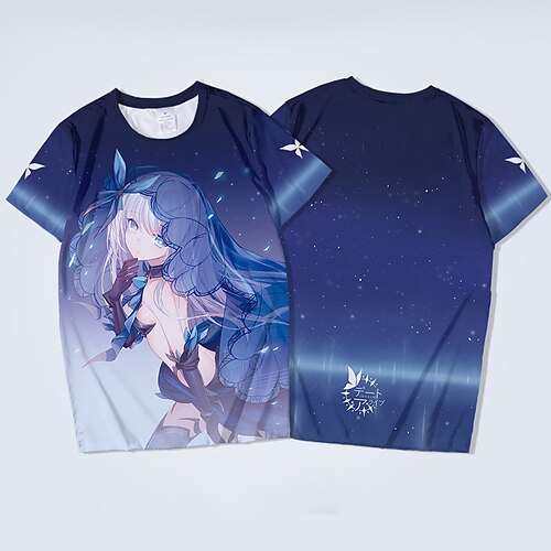 

Inspired by Date A Live Tohka Yatogami Tokisaki Kurumi T-shirt Cartoon 100% Polyester Anime Harajuku Graphic Kawaii T-shirt For Men's / Women's / Couple's