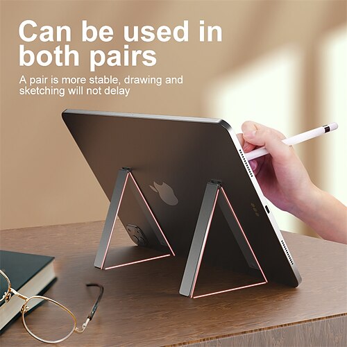 

Phone Stand Phone Tripod Portable Foldable Cradle Phone Holder for Home Desk Office Compatible with iPad Phone Accessory
