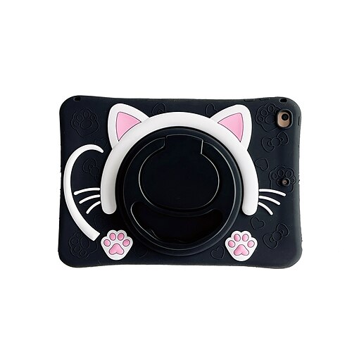 

Tablet Case Cover For Apple iPad 10.2'' 9th 8th 7th iPad mini 6th 5th 4th iPad Pro 11'' 3rd 360° Rotation Handle with Stand 3D Cartoon PC Silicone For Kids