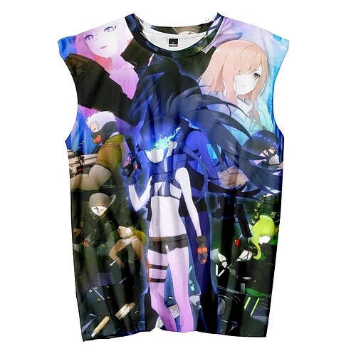 

Inspired by Skeleton Knight in Another World Arc Ariane Cosplay Costume T-shirt 100% Polyester Pattern Harajuku Graphic Kawaii Vest For Men's / Sleeveless