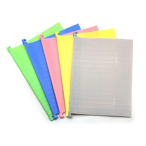 

Hanging File Folders PP Waterproof Foldable Multicolor File Organizer A4 Size Documents