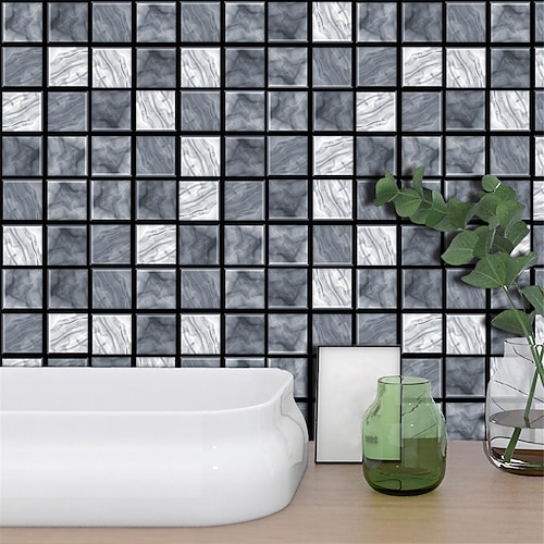 

Mosaic Tile Sticker Series A Set Of 10 Wall Cabinet Sticker
