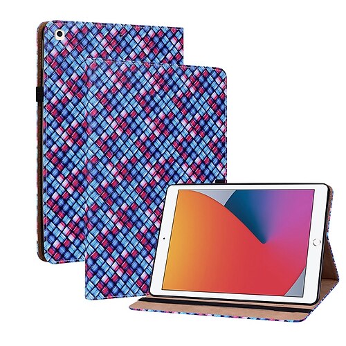 

Tablet Case Cover For Apple iPad 10.2'' 9th 8th 7th iPad Air 5th 4th iPad mini 6th 5th 4th iPad Pro 11'' 3rd Card Holder with Stand Flip Geometric Pattern TPU PU Leather