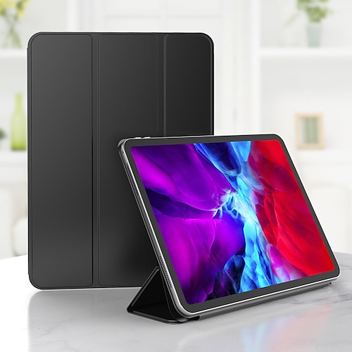 

Tablet Case Cover For Apple iPad Air 5th iPad Pro 12.9'' 5th iPad mini 6th iPad Pro 11'' 3rd Portable Magnetic Smart Auto Wake / Sleep Solid Colored PU Leather