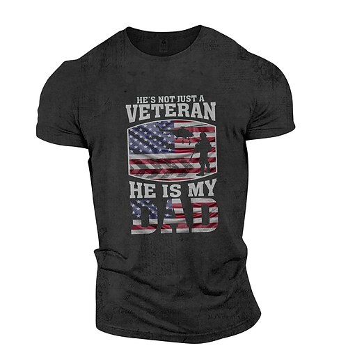 

Men's Unisex T shirt 3D Print Graphic Prints National Flag Crew Neck Street Daily Print Short Sleeve Tops Casual Designer Big and Tall Sports Black