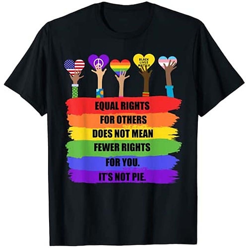 

Inspired by LGBT Rainbow Flag T-shirt Cartoon Manga Anime Harajuku Graphic Kawaii T-shirt For Men's Women's Unisex Adults' Hot Stamping 100% Polyester