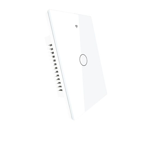 

Smart Switch ZS-US1-WH/zigbee Tuya Smart Switch App Control Button Switch With Single Live Wire Or Live And Neutral Wire For Daily / Living Room / Bedroom APP Control / Timing Function / Smart ZigBee