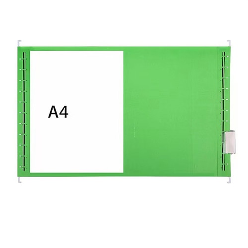 

Hanging File Folders PP Foldable Multicolor File Organizer A4 Size Documents
